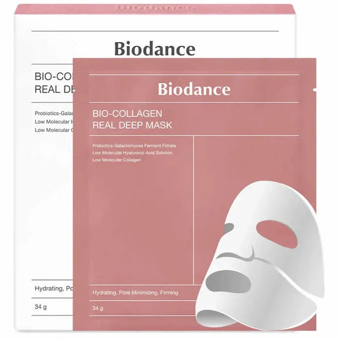 Biodance - Bio Collagen - Real Deep Mask Set | Gezichtsmasker 4st