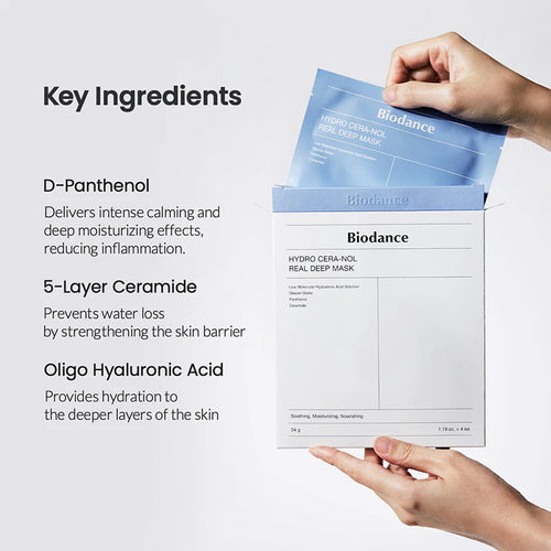 Biodance - Hydro Cera-nol Real Deep Mask Set | Gezichtsmasker 4st