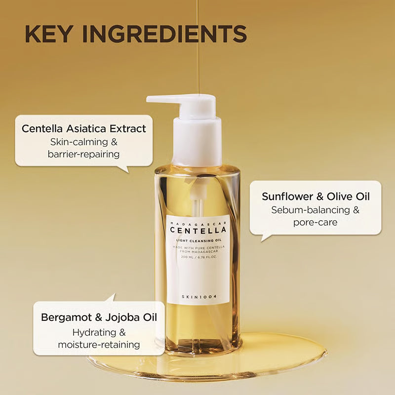 SKIN1004 - Madagascar Centella Light Cleansing Oil | Reinigingsolie 200ml