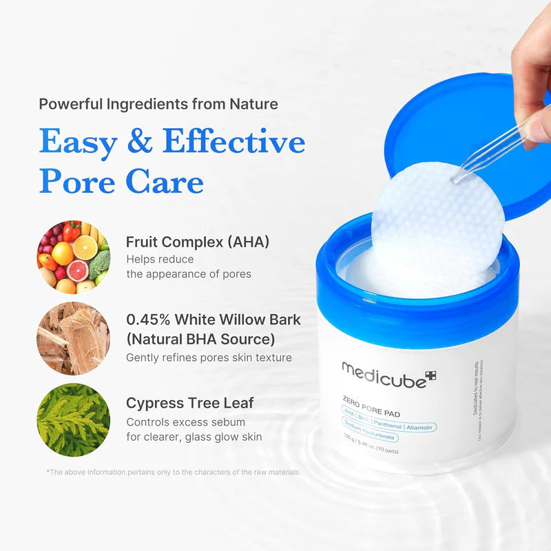 Medicube - Zero Pore Pad 2.0 | Tonerpads 155gr