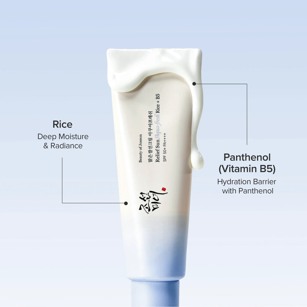 Beauty of Joseon - Relief Sun Aqua-Fresh Rice + B5 SPF50+ | Zonnebrandcrème 50ml